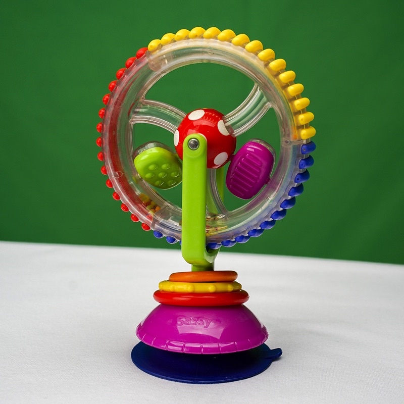 mainan bayi 1 tahun 12 bulan month anak sassy wonder wheel preloved murah