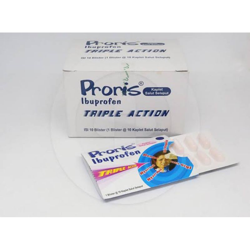 Proris kaplet 200mg per box isi 50