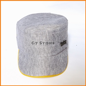 Topi Anak Laki Laki Perempuan bagus 1 2 3 Tahun Murah Lucu Model Komando Bahan Kaos Halus Keren-abu muda