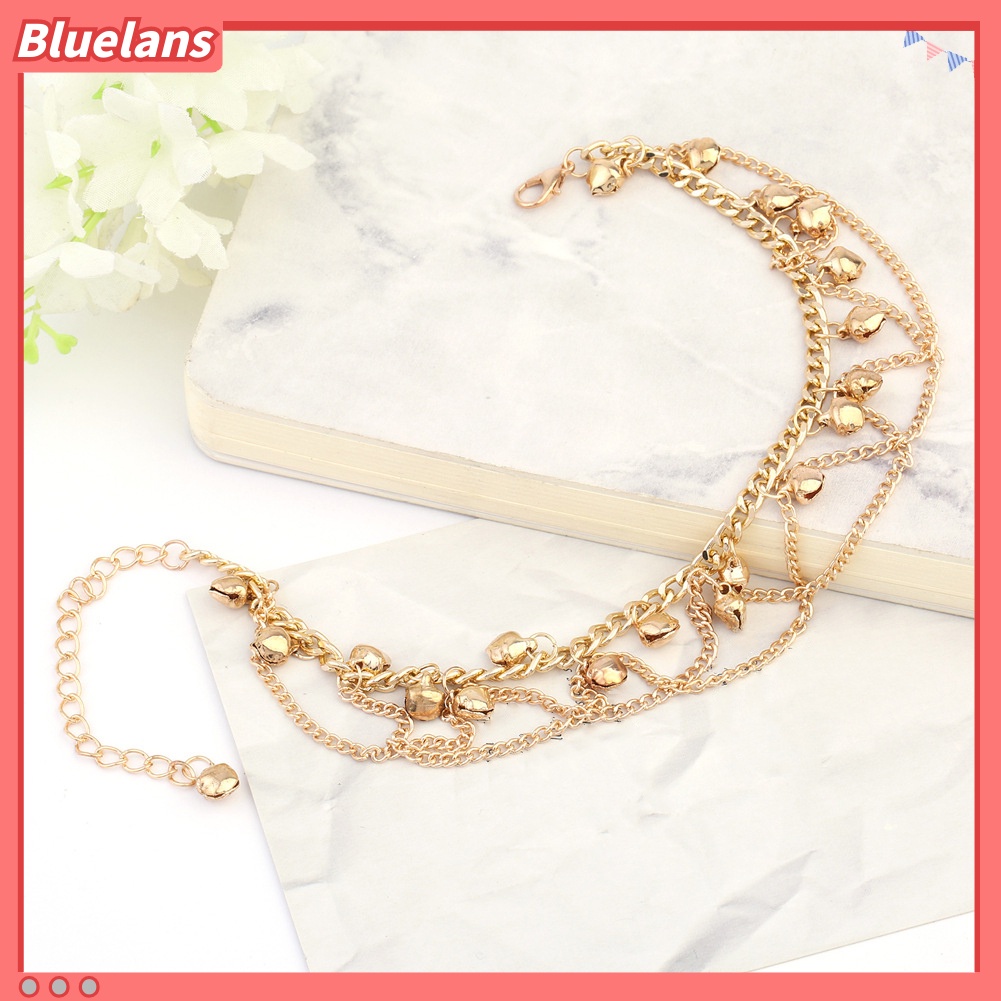 Bluelans Bohemian Tassel Bell Anklet Summer Beach Women Sandal Ankle Bracelet Foot Chain