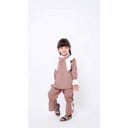 FATHAN dan FATAYA set - baju muslim anak perempuan - baju koko anak