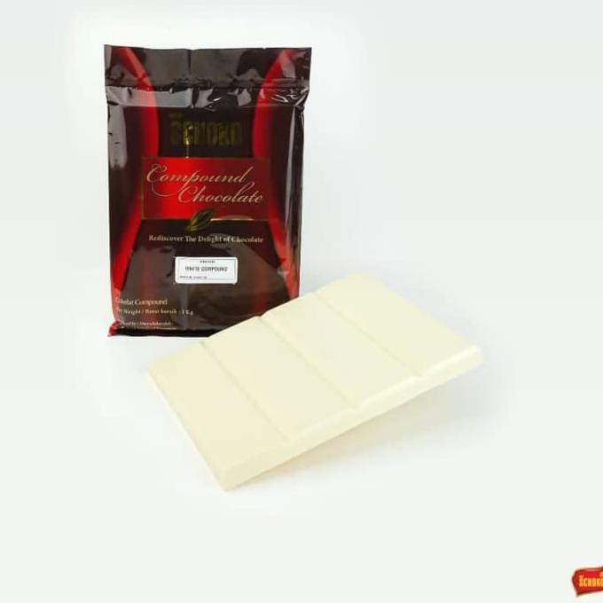 

White Chocolate Compound 1kg/ SCHOKO / cokelat putih / chocolate block LIMITED EDITION Kode 664