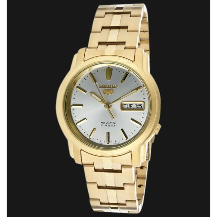 Seiko 5 SNKK74K1 Jam Tangan Pria Original SNKK74 Gold Automatic
