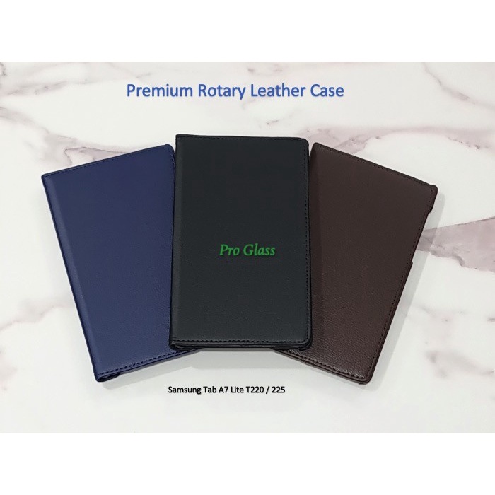 Samsung Tab A7 Lite T220 T225 Rotary Standing Leather Case Kulit