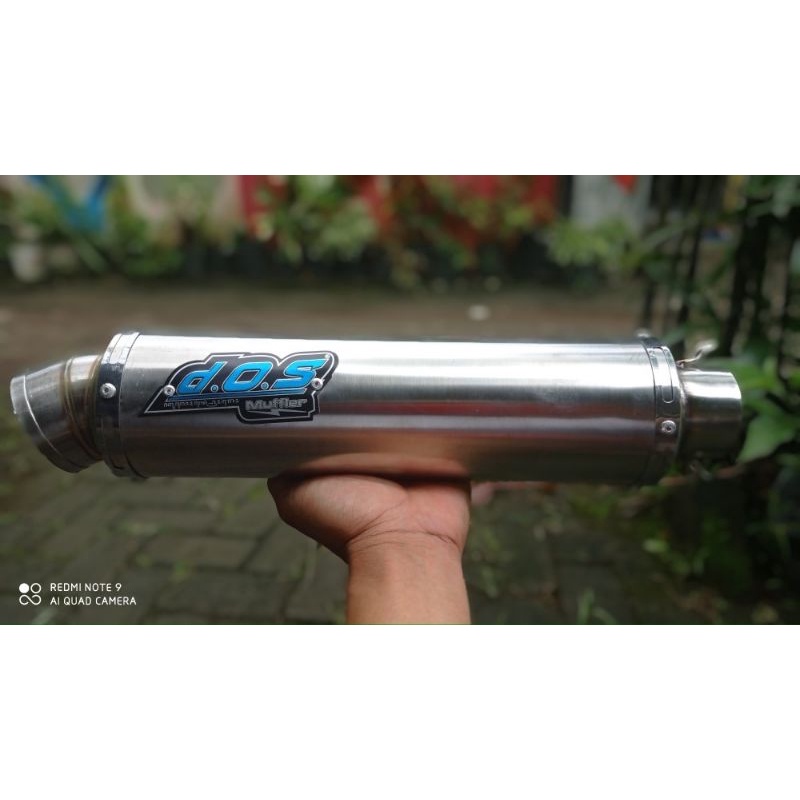 Slincer dos knalpot dos diameter 50 panjang 30cm suara gahar engke engker