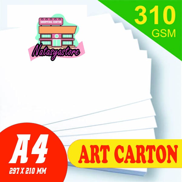 

Kertas Art Carton 310 GSM A4 21 x 29.7 cm