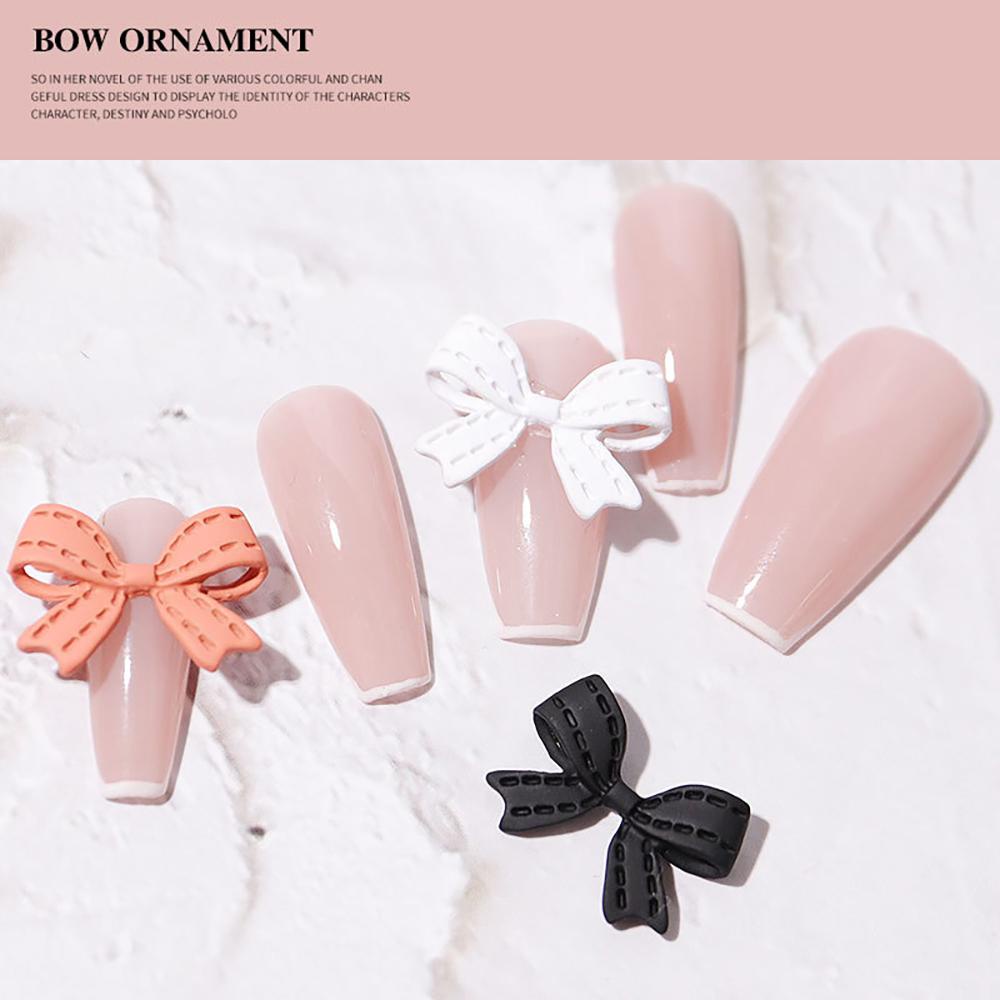 Mxbeauty 10Pcs / Set Ornamen Pita Aksen Berlian Imitasi Untuk Aksesoris Nail Art / Manicure