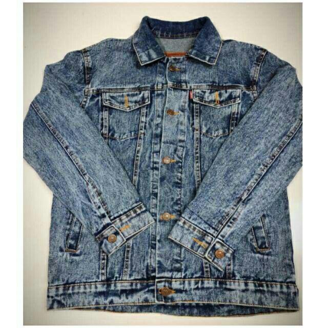 CUCI GUDANG!!! JAKET JEANS SANDWASH HITAM