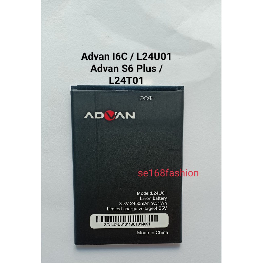 Baterai Advan I6C  L24U01 S6Plus L24T01 Advan 5503 Batre Batere Battery