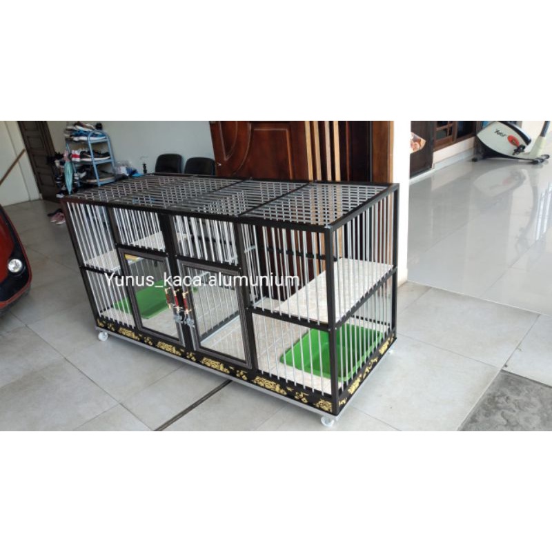 Kandang kucing kandang hewan alumunium 80*150*60 HANYA PALEMBANG