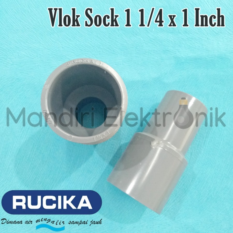 Pipa Vlok Sock 1 1/4 x 1 Inch Rucika