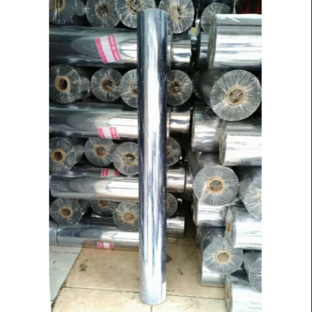 

Plastik mika kaku meteran tebal 0.25 mm x 140cm pembungkus souvenir, kotak seserahan dan lain2
