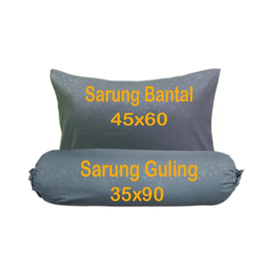 Sarung Bantal &amp; Sarung Guling Polos Embos