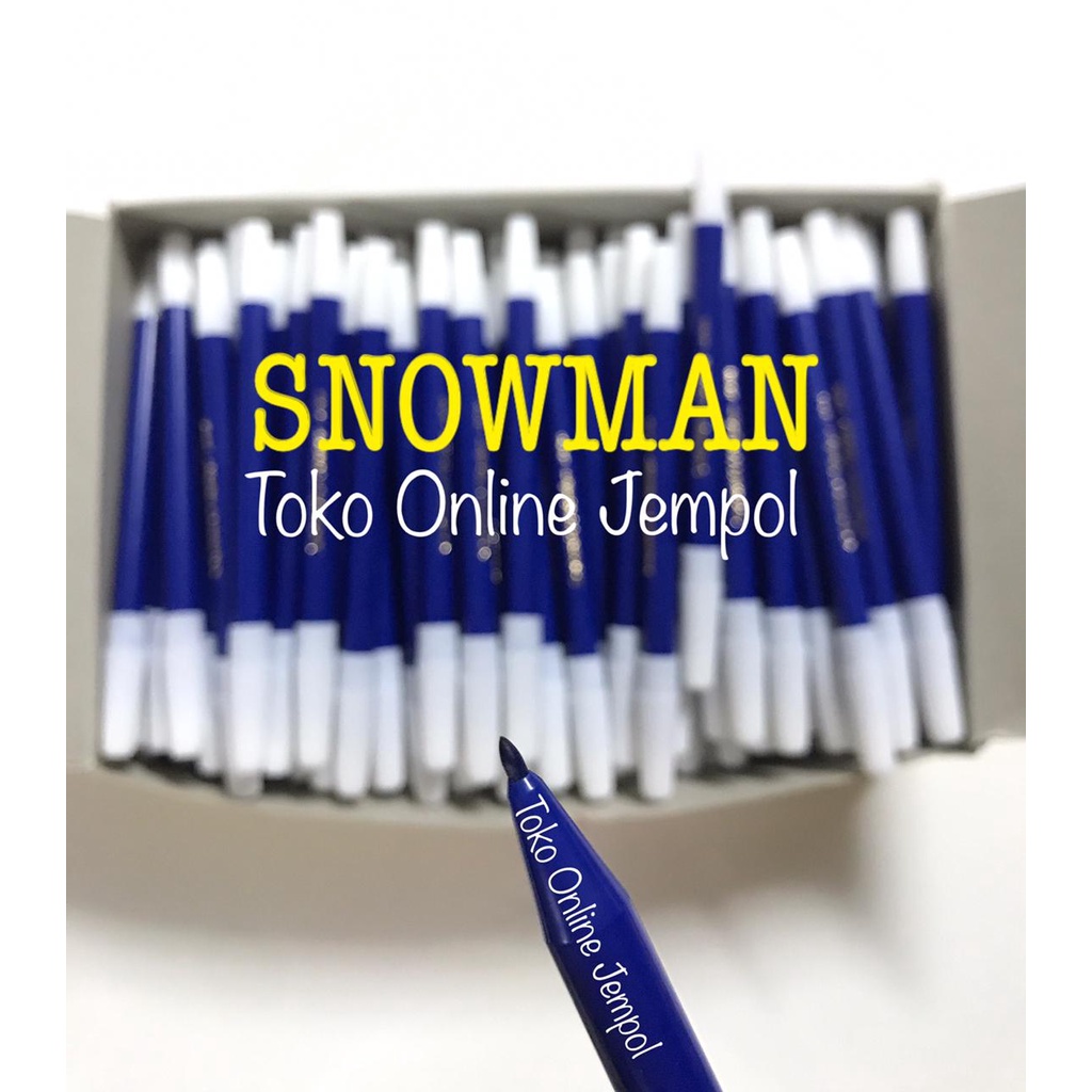 

Spidol Snowman kecil Marker satuan ecer per warna ATK1157SM
