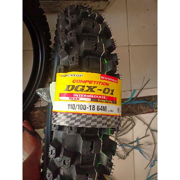 ban trail dunlop dgx-01 ring 18 ukuran 110-100/18