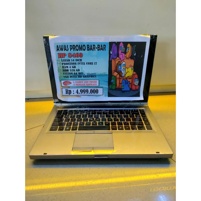 LAPTOP HP ELITEBOOK 8460P/CORE I7/320GB/BERGARANSI