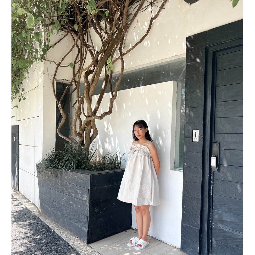 Jojy | Yuna Mini Ruffle Dress Korea - Cloud