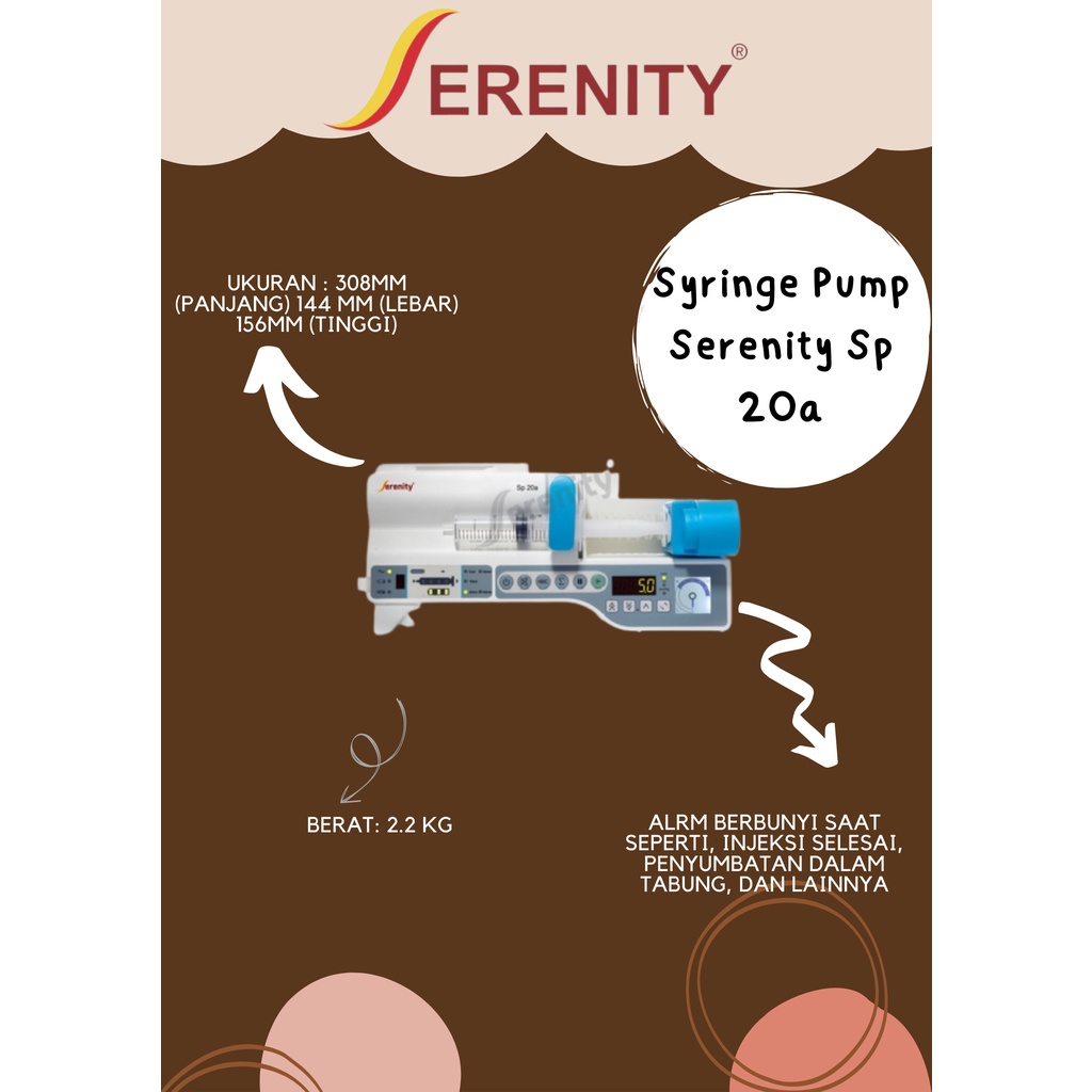 Syringe Pump Serenity Sp 20a