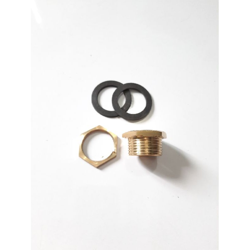 Mur Toren 1&quot; × 3/4&quot; KUNINGAN / Flock ring tangki air / Verlop ring water tank