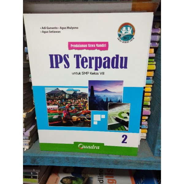 Jual Pendalaman Siswa Mandiri Ips Terpadu Smp Kelas 8 2 Quadra Shopee