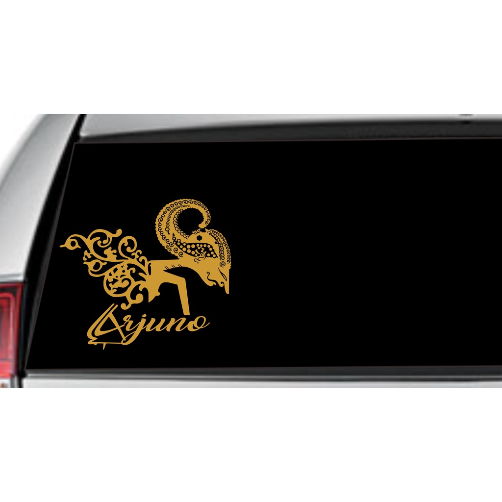 STIKER CUTTING STICKER WAYANG ARJUNA