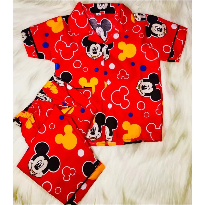 PIYAMA ANAK ANAK MOTIF CIKEY MOUSE