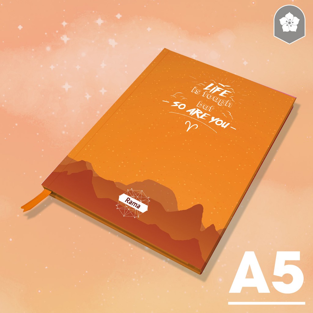 

Notebook A5 Hardcover Preorder RAMA Zodiac Just Be Yourself