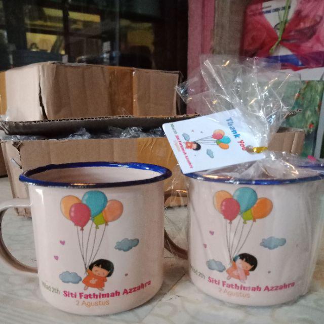 Souvenir Gelas Enamel (7cm)