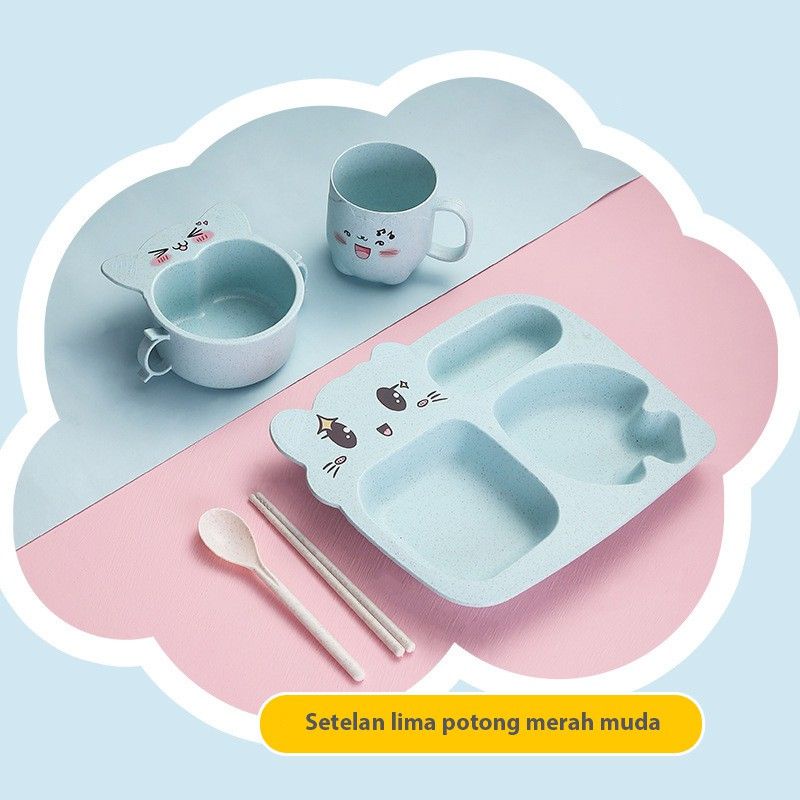 piring makan set anak 5 in 1