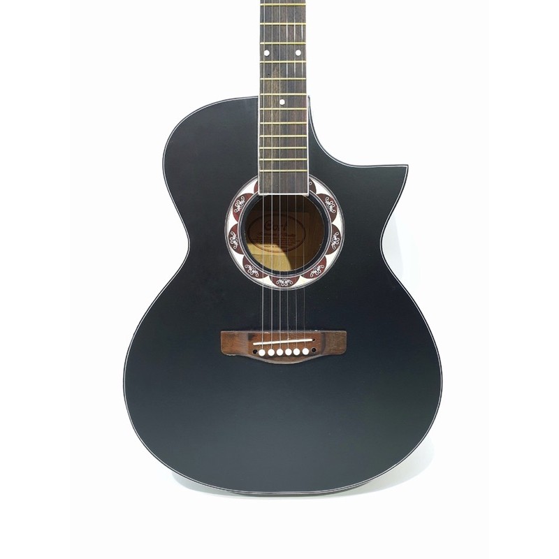 Gitar Akustik Merk Cort Jumbo Natural Hitam Sunkay Model Lancip Trusrod Senar String Murah Jakarta