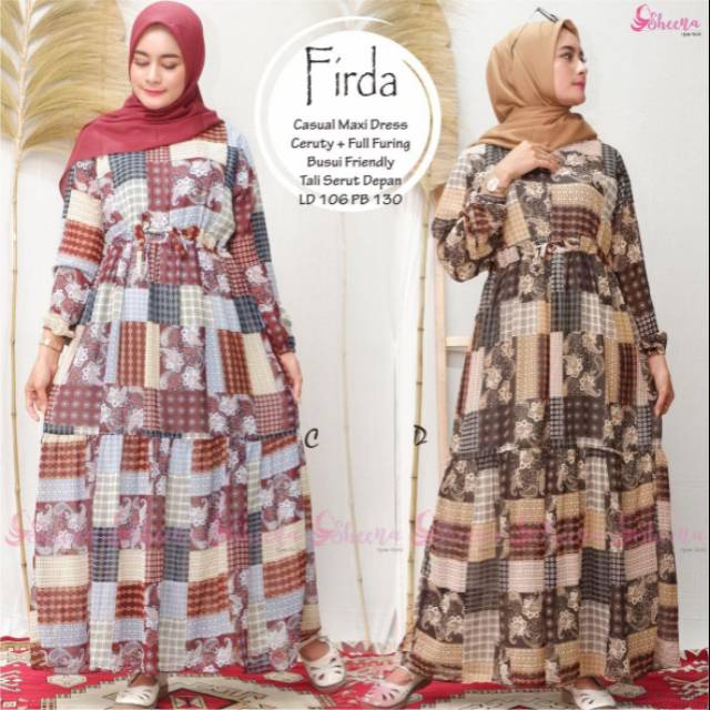 FIRDA CERUTY MAXI DRESS