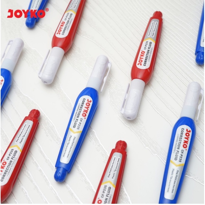 JOYKO TIP EX CORRECTION FLUID CF-P235 KERTAS ROLL MURAH TIPEX ATK STATIONARY CAIRAN KOREKSI PENGHAPUS CAIR TIPE X