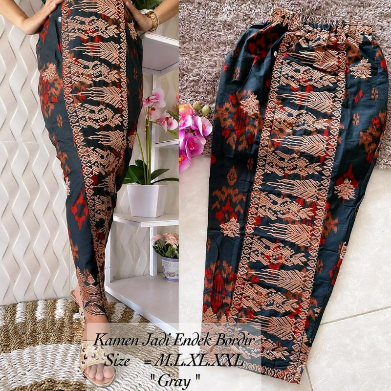 kamen jadi endek bordir