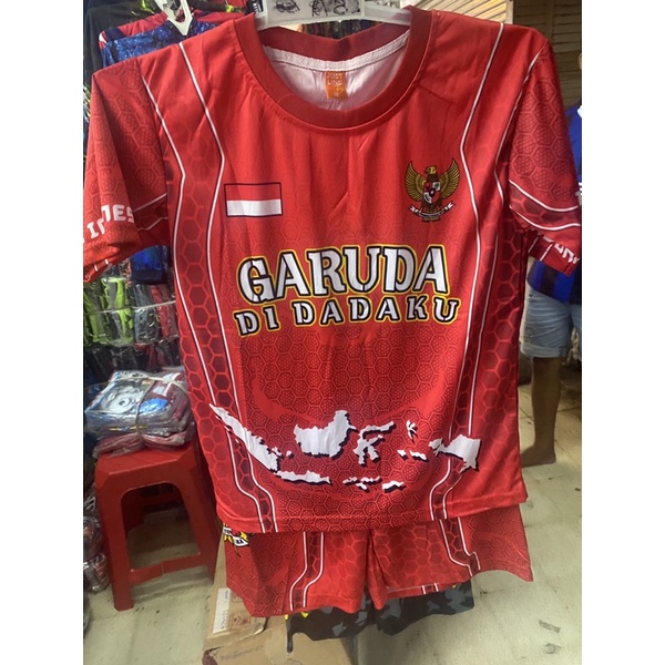 setelan anak timnas indonesia printing