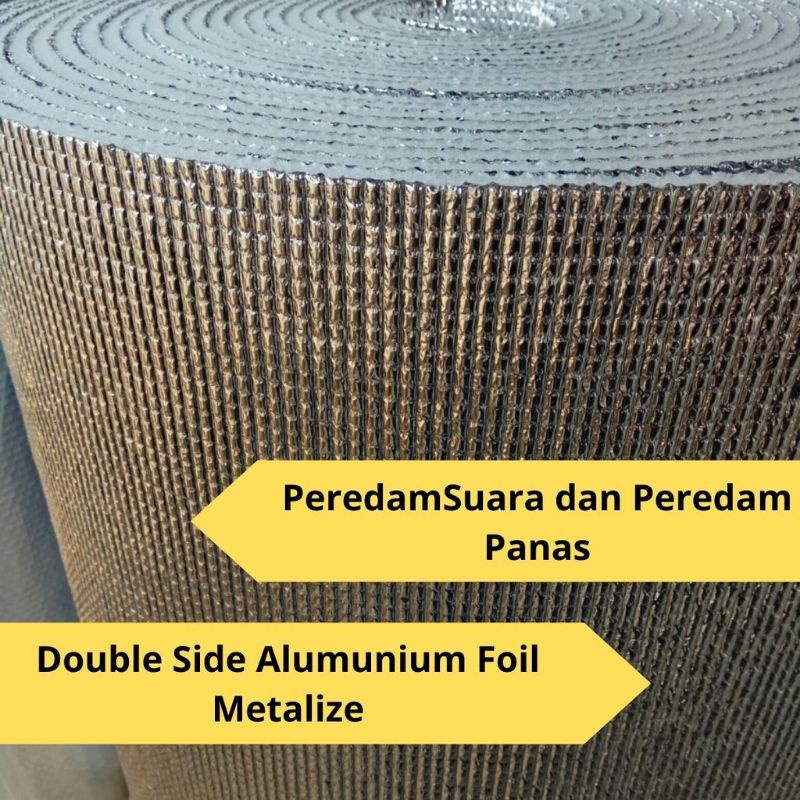 peredam panas 5mm alumunium 2 sisi double alumunium