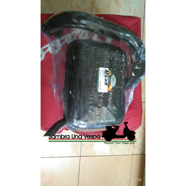Knalpot Vespa standar merk Vifo Untuk Vespa Ps, Strada, Px, Exclusive