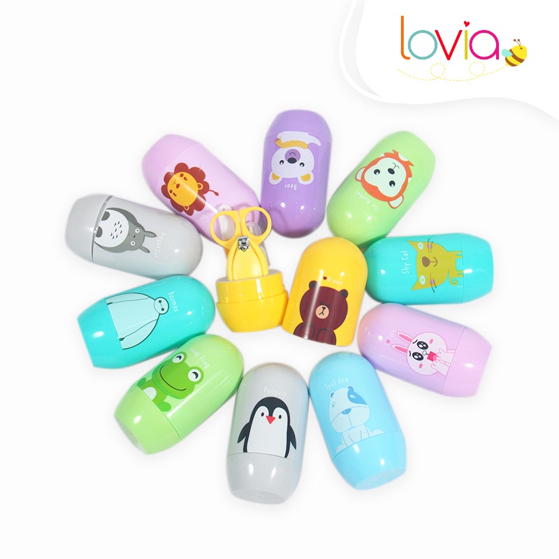 Gunting Kuku Bayi Set Isi 4 / Baby Nail Cliper Set