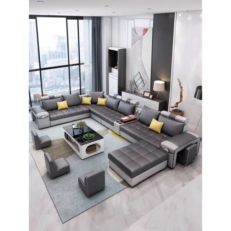 sofa Letter-U minimalis modern