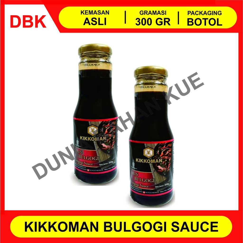 

KIKKOMAN BULGOGI SAUCE / SAUS BULGOGI HALAL 300GR