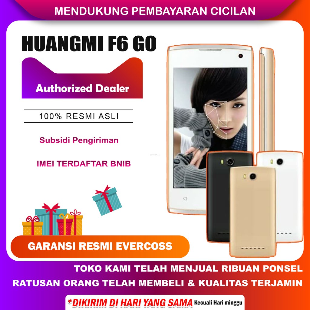 HUANGMI F6 GO 4G RAM 1/8 GB GARANSI RESMI HUANGMI INDONESIA TERMURAH