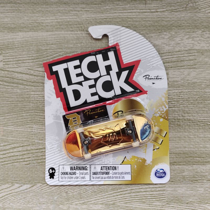 Fingerboard Tech Deck Fullset Primitive Ultra Rare Golden Gold Decks