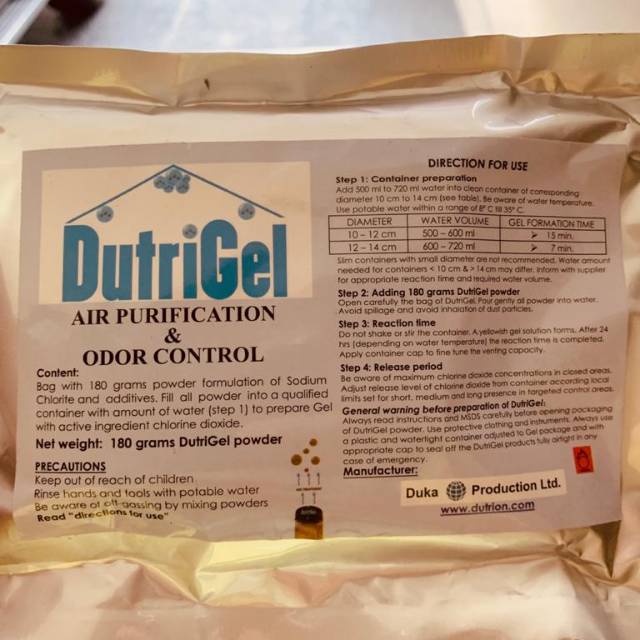 Chlorine dioxide Gel