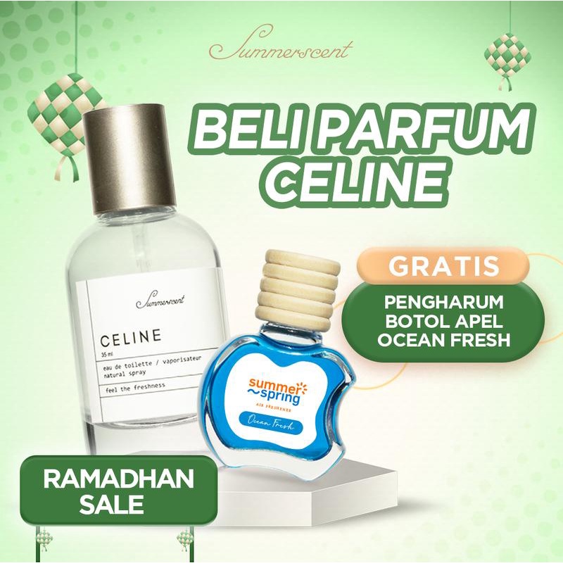 Parfum Summerscent Celine (PROMO : FREE 1 Pengharum Ruangan Summerspring Ocean Fresh)