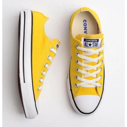 Sepatu Kuning Wanita Sneakers Converse Pendek
