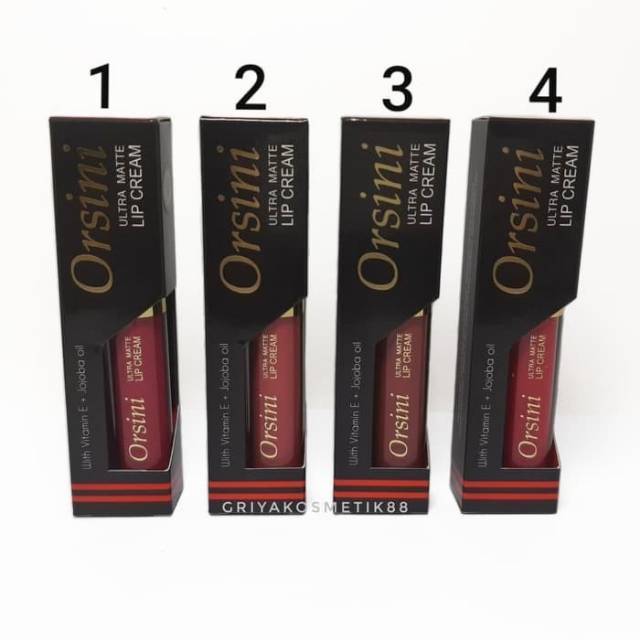 LIP CREAM ORSINI ULTRA MATTE BPOM