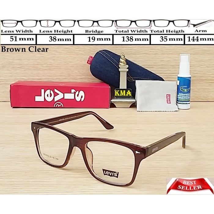 frame kacamata lensa minus levis kacamata levis frame korea kotak