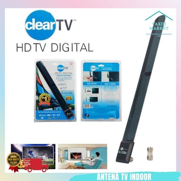 Antena TV indoor Antena HD Clear Vision Antena Rumah Digital