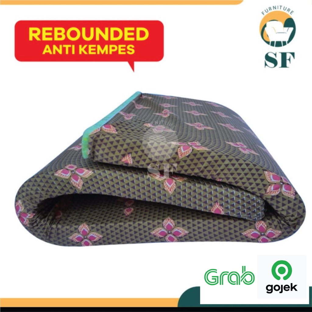 GRAB/GOJEK kasur lipat rebounded/orthopedic/busa keras 120x7x200