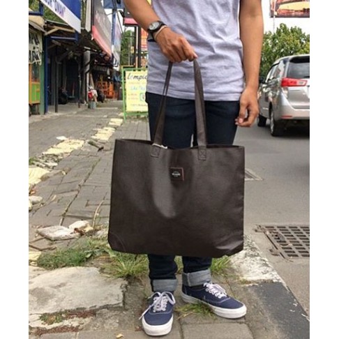 BEAMS Giant Leather Totebag (MonoMax Japan Magazine Appendix) - BNF000046