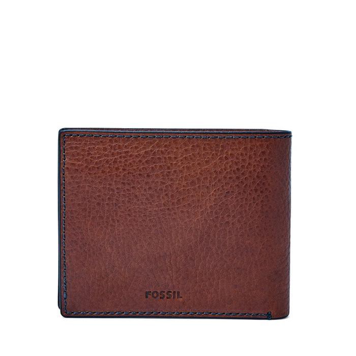 Dompet Laki Fossil Richard Rfid Brown